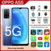 oppo A55 Real 5G phone RAM 8GB + ROM 256GB 6.51 inch 5000mAh 50MP Android 12 1year warranty